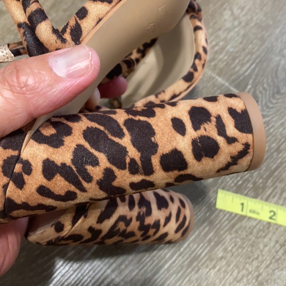 London Rebel wide fit strappy block heel Size 7 - Picture 9 of 11